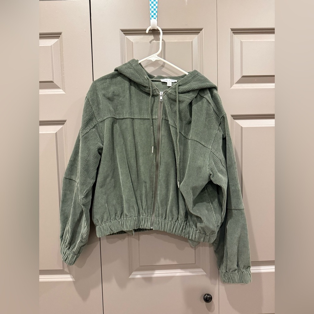 Cropped Corduroy Jacket